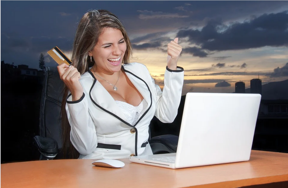 a customer shopping online